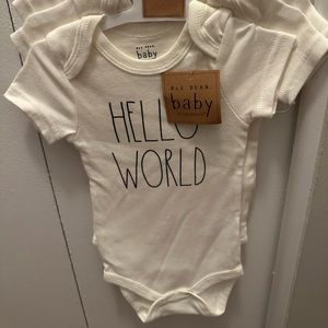 Rae Dunn baby onesies